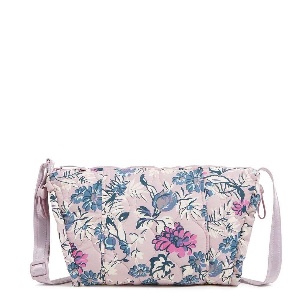 Vera Bradley  Featherweight Crossbody Bag in Fresh-Cut Floral Lavender