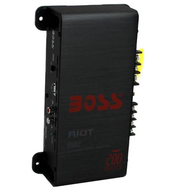 Boss R1002 200w 2 channel Riot Car Audio High Power Amplifier Amp 200 Watts