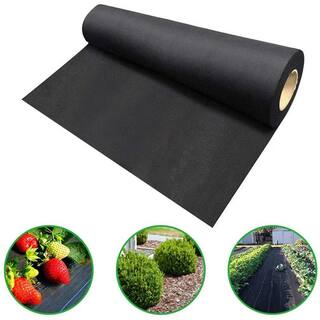 Agfabric 6 ft. x 10 ft. Landscape Fabric Weed Barrier for Weeds Block in Raised Garden Bed 2.3 oz. W1WB230610N1B