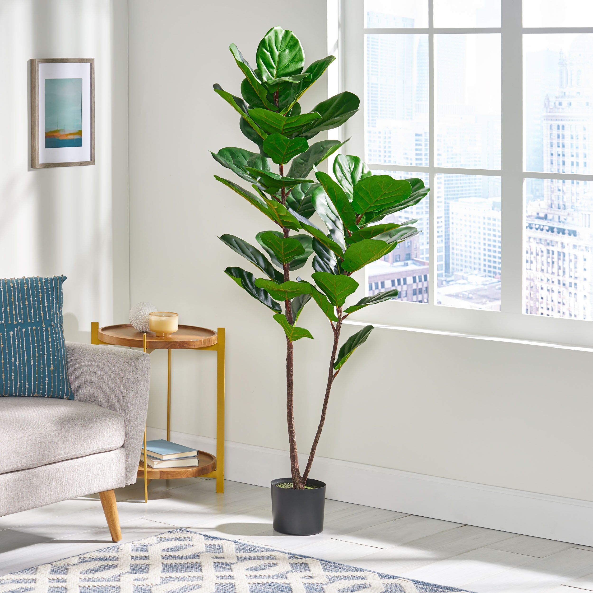 Stilwell Artificial Fiddle-Leaf Fig Tree