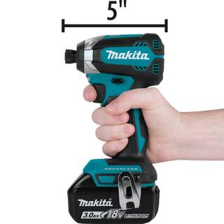 Makita 18V LXT Lithium-Ion Brushless Cordless Impact Driver Kit with (1) Battery 3.0Ah XDT131