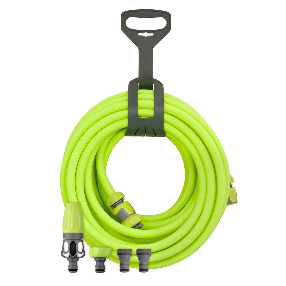 Flexzilla 12 in. x 50 ft. Quick Connect Attachments with Garden Hose Kit HFZG12050QN