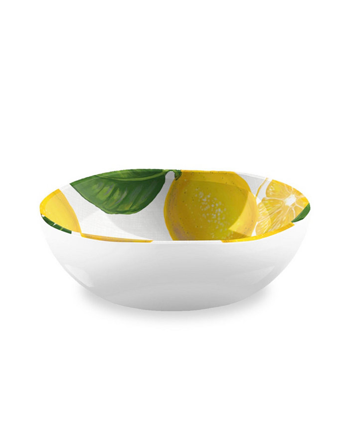 TarHong Lemon Fresh Cereal Bowl 7 X 2.4 34 Oz.MelamineSet Of 6