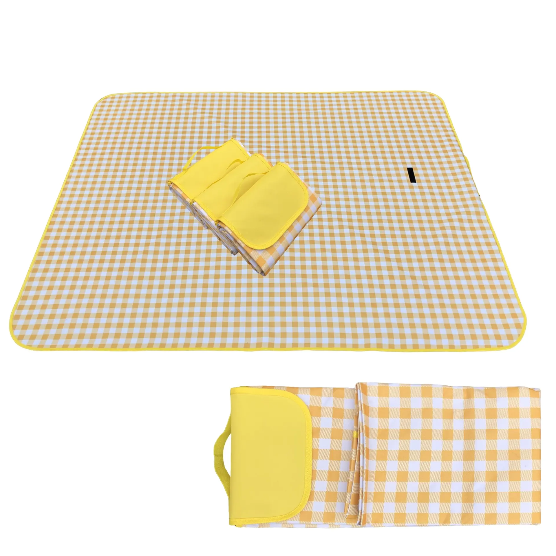 Custom Logo Size Oxford+pvc outdoor camping picnic mat thick 200 x 200