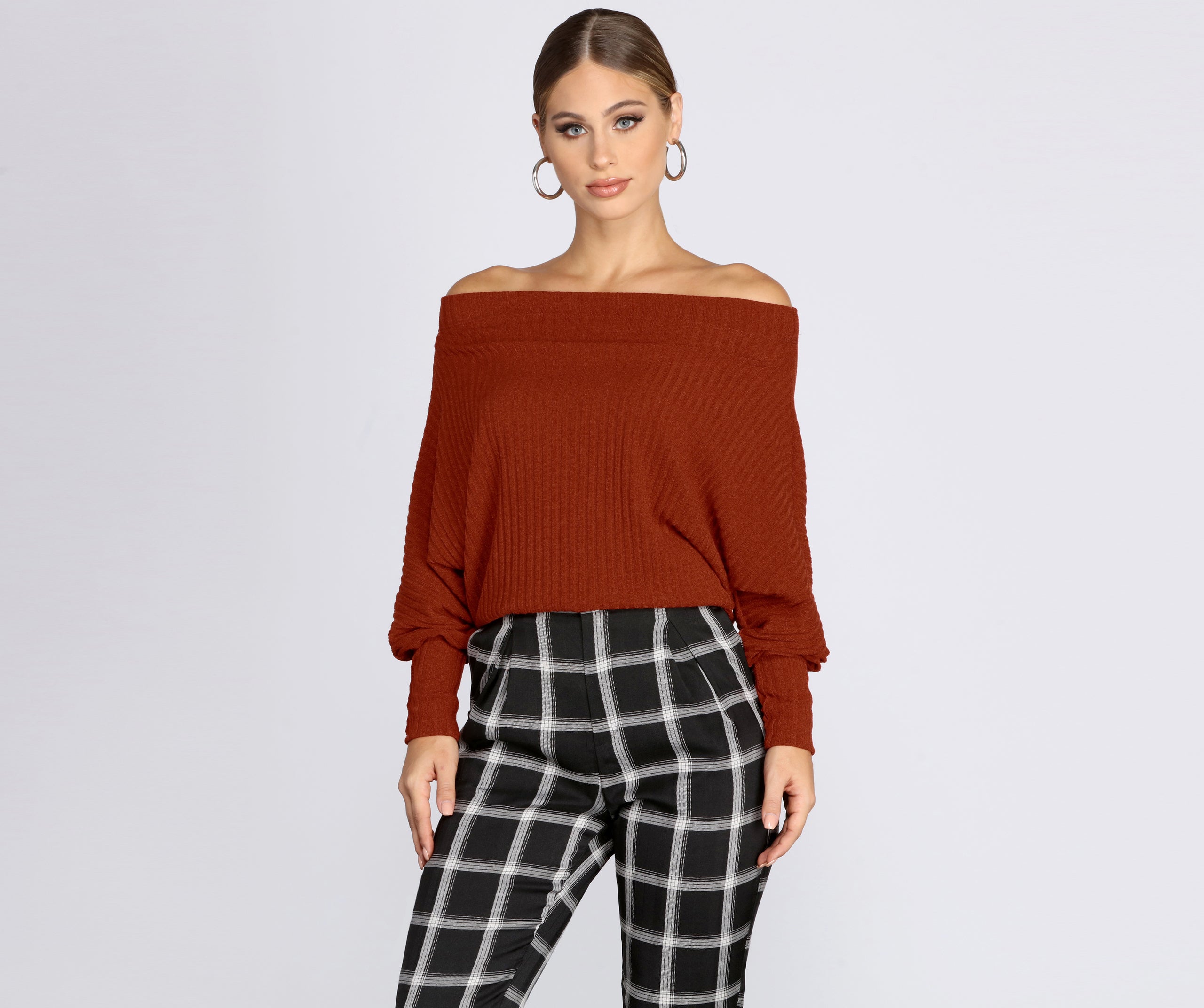 Comfy Chic Ribbed Knit Top