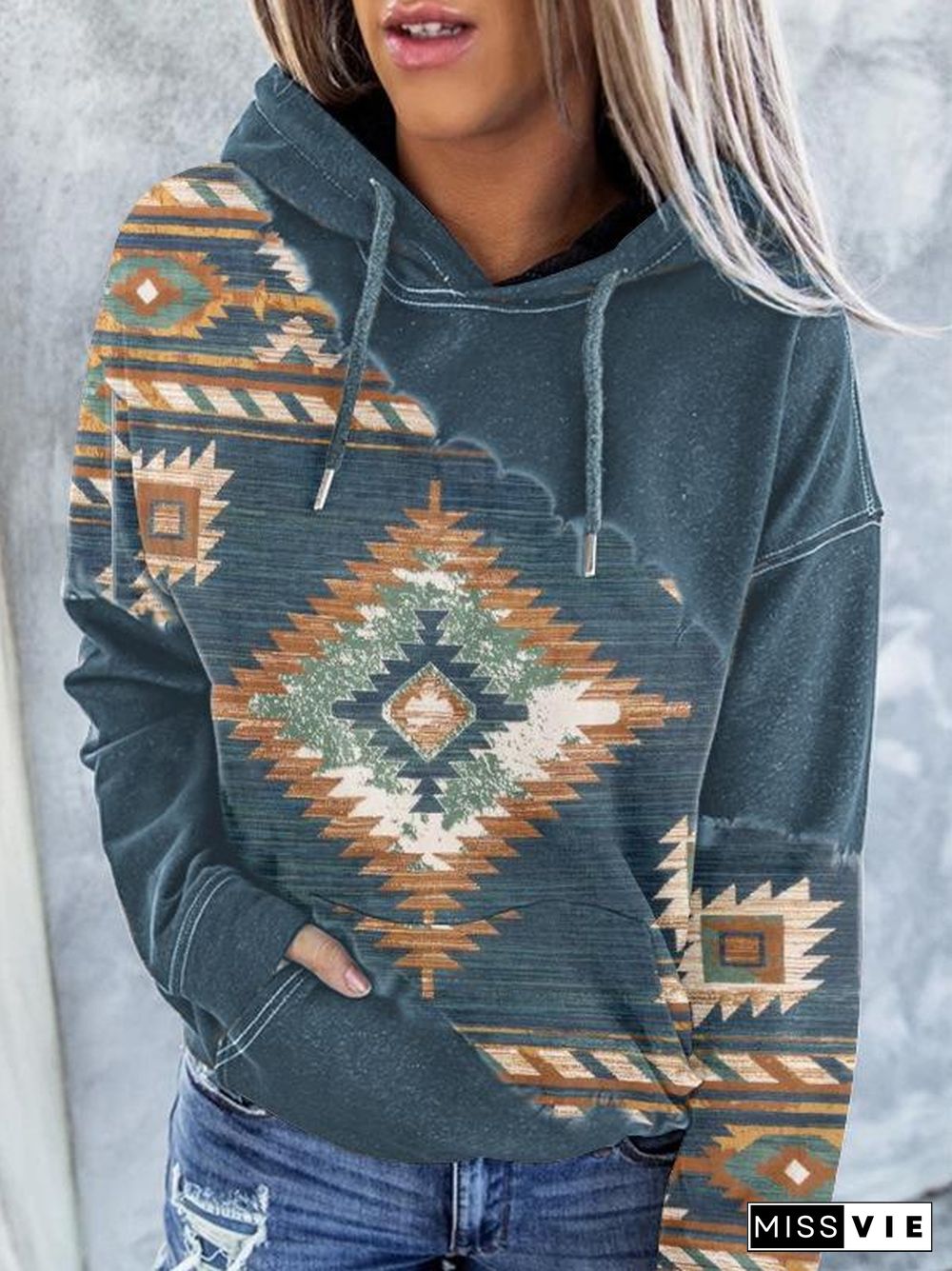 Bohemia Style Printed Hoodie