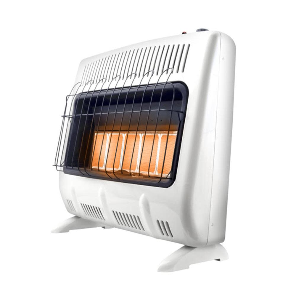 30，000 BTU Vent Free Radiant Dual Fuel Heater ;