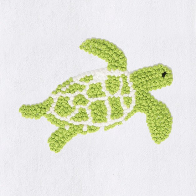 C amp f Home Green Turtle French Knot Flour Sack Kitchen Towel