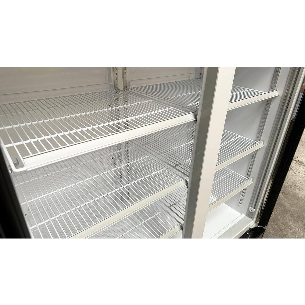 Cooler Depot LG 48 in. W 35.3 cu. ft. Swing Glass Door Reach-In Merchandiser in White LG1000L