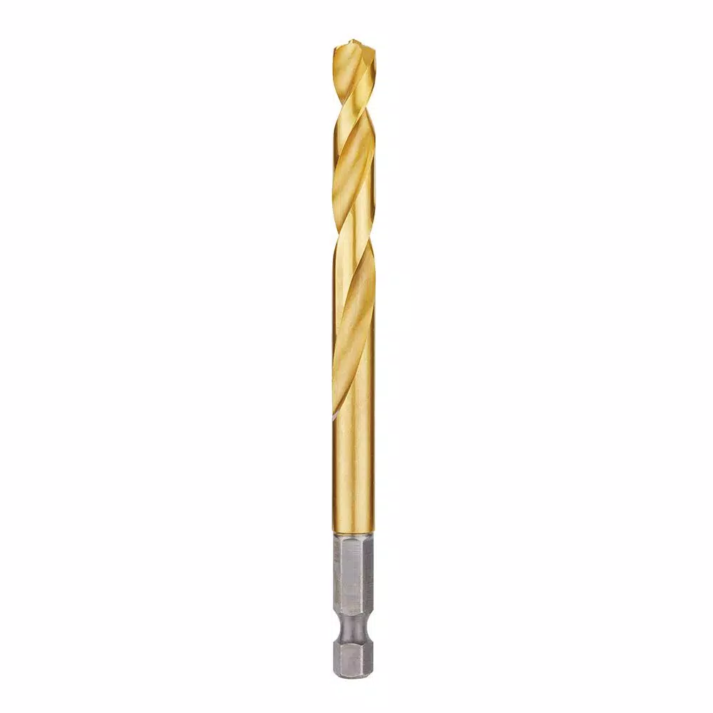 Milwaukee SHOCKWAVE 19/64 in. Titanium Twist Drill Bit and#8211; XDC Depot