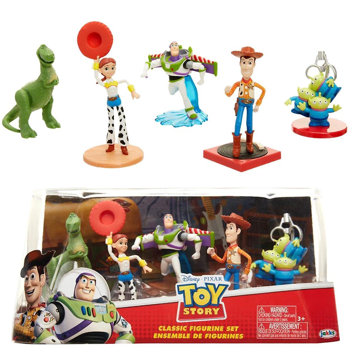 5-Pack Disney Pixar Toy Story Figure Set Woody Buzz Lightyear Rex