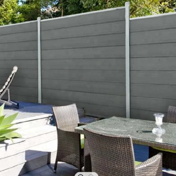 Cheap Wholesale 3d wood plastic composite fence Panels Wood With Power Supply