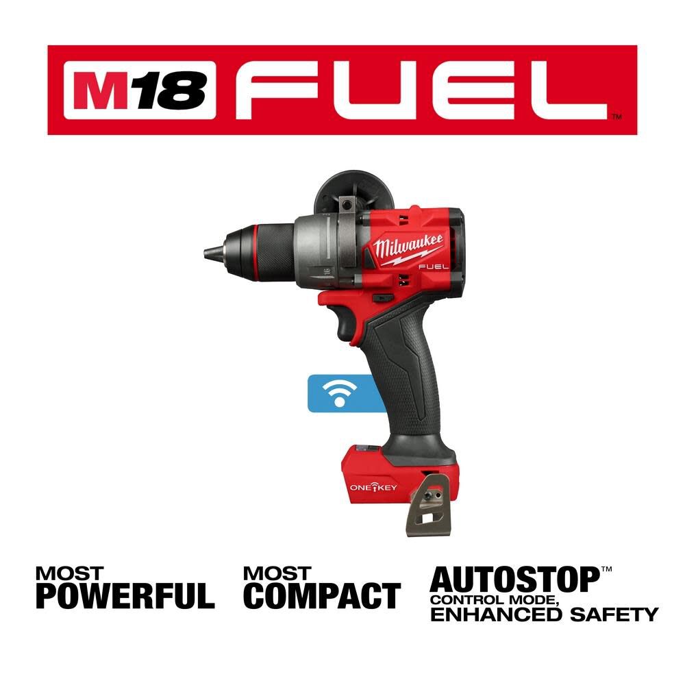 Milwaukee M18 FUEL 1/2 Drill/Driver with ONE-KEY Bare Tool 2905-20 from Milwaukee