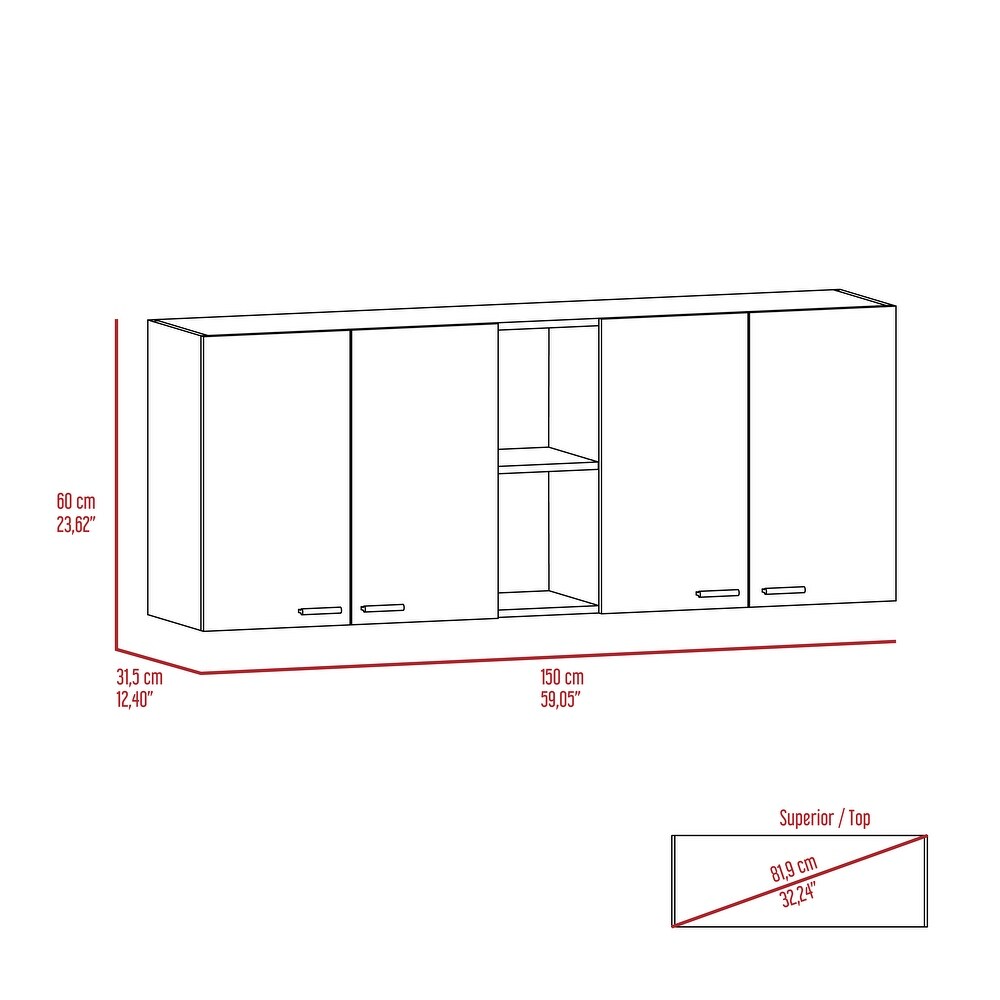 Double Door Wall Cabinet