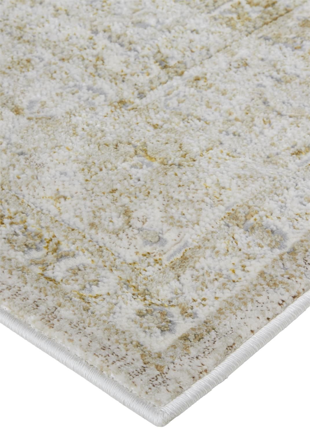 Tripoli Gold and Gray Rug by BD Fine