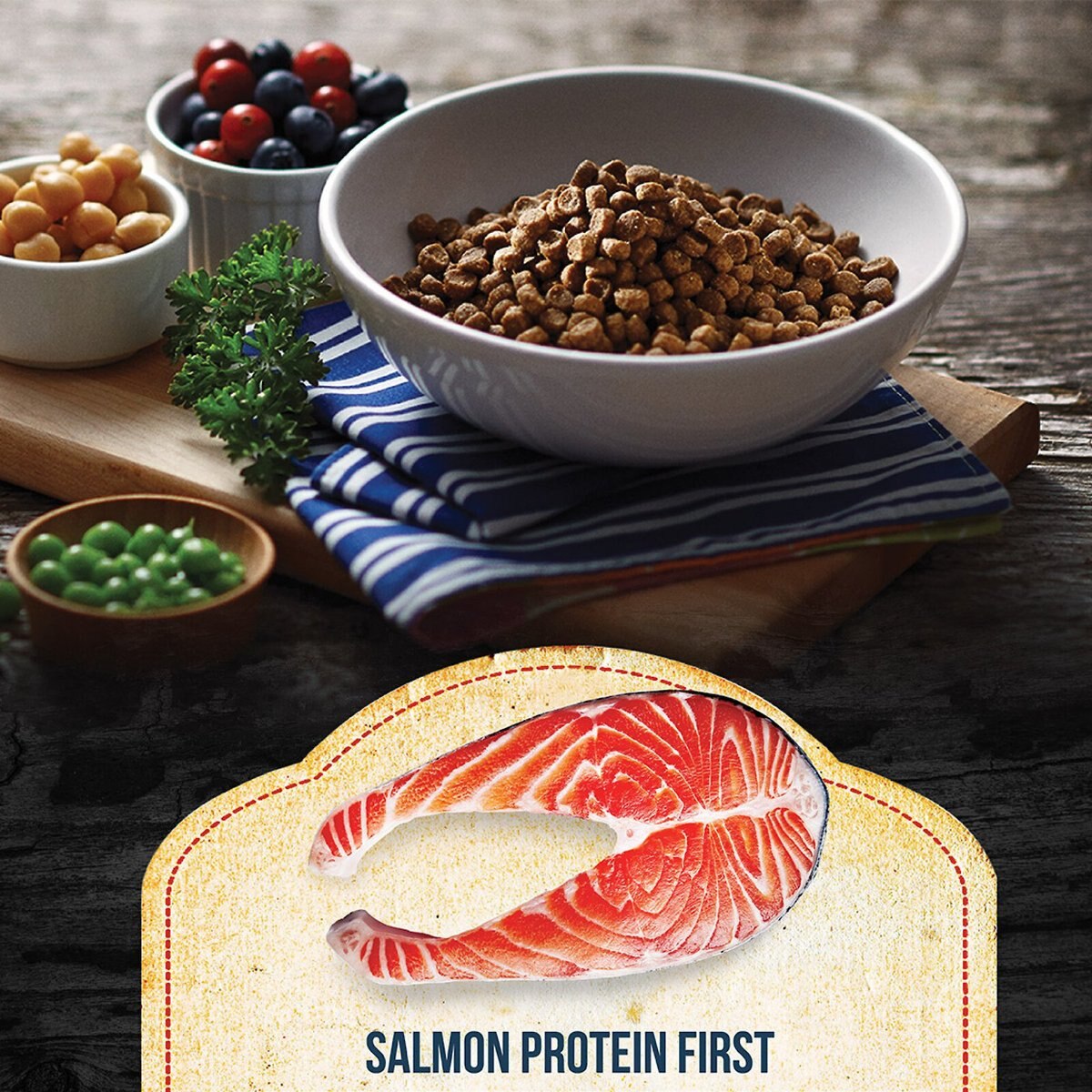 Fussie Cat Market Fresh Salmon Recipe Grain-Free Dry Cat Food