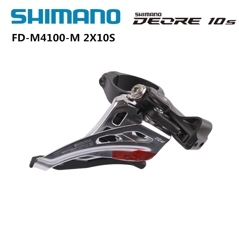 Shimano Deore FD M4100 M M617 FD M6020 D 34.9mm Clamp Front Derailleur MTB Mountain Bike M Bracket 2x10 Speed Cycling Parts