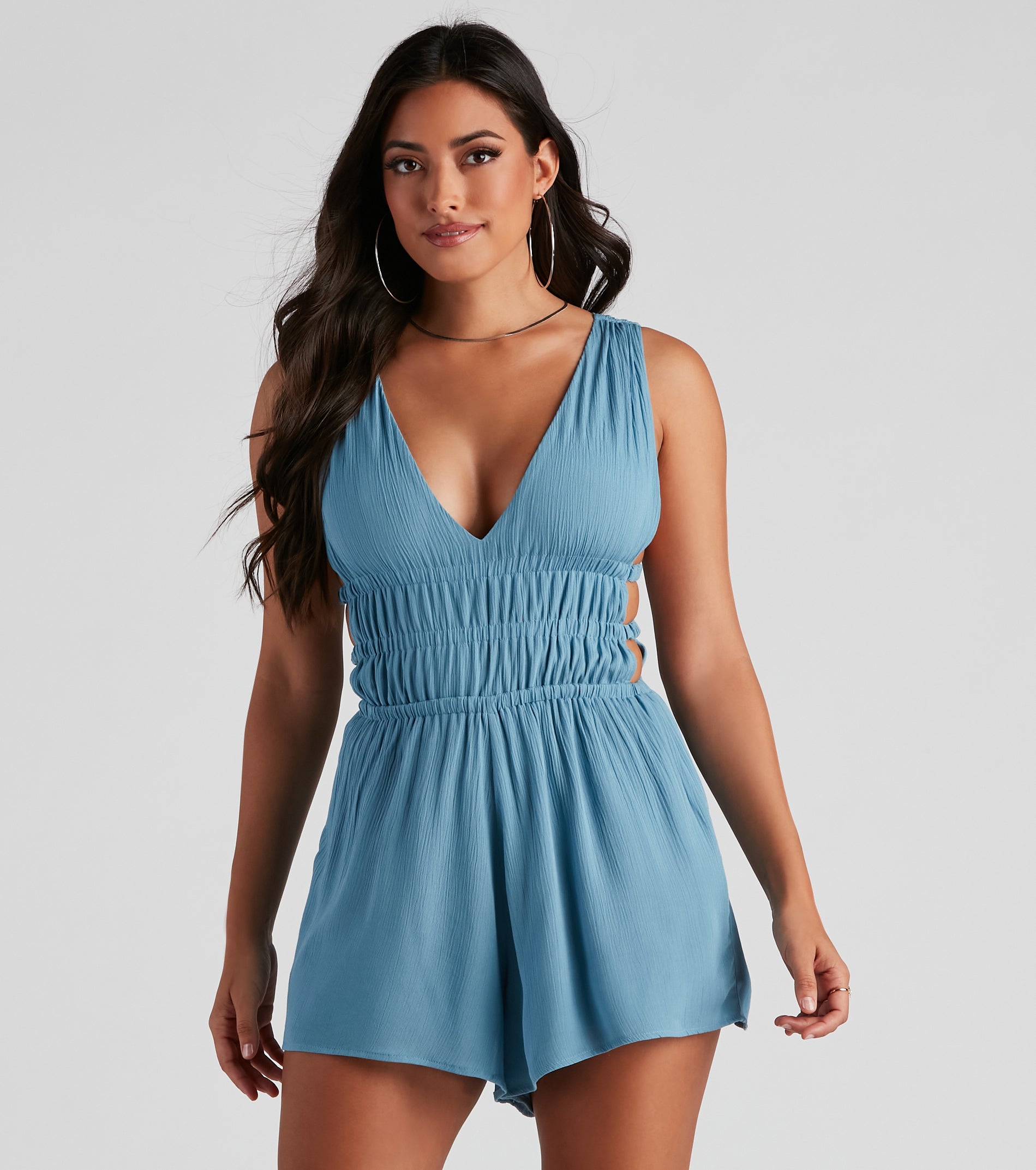 Effortless Style Sleeveless Romper