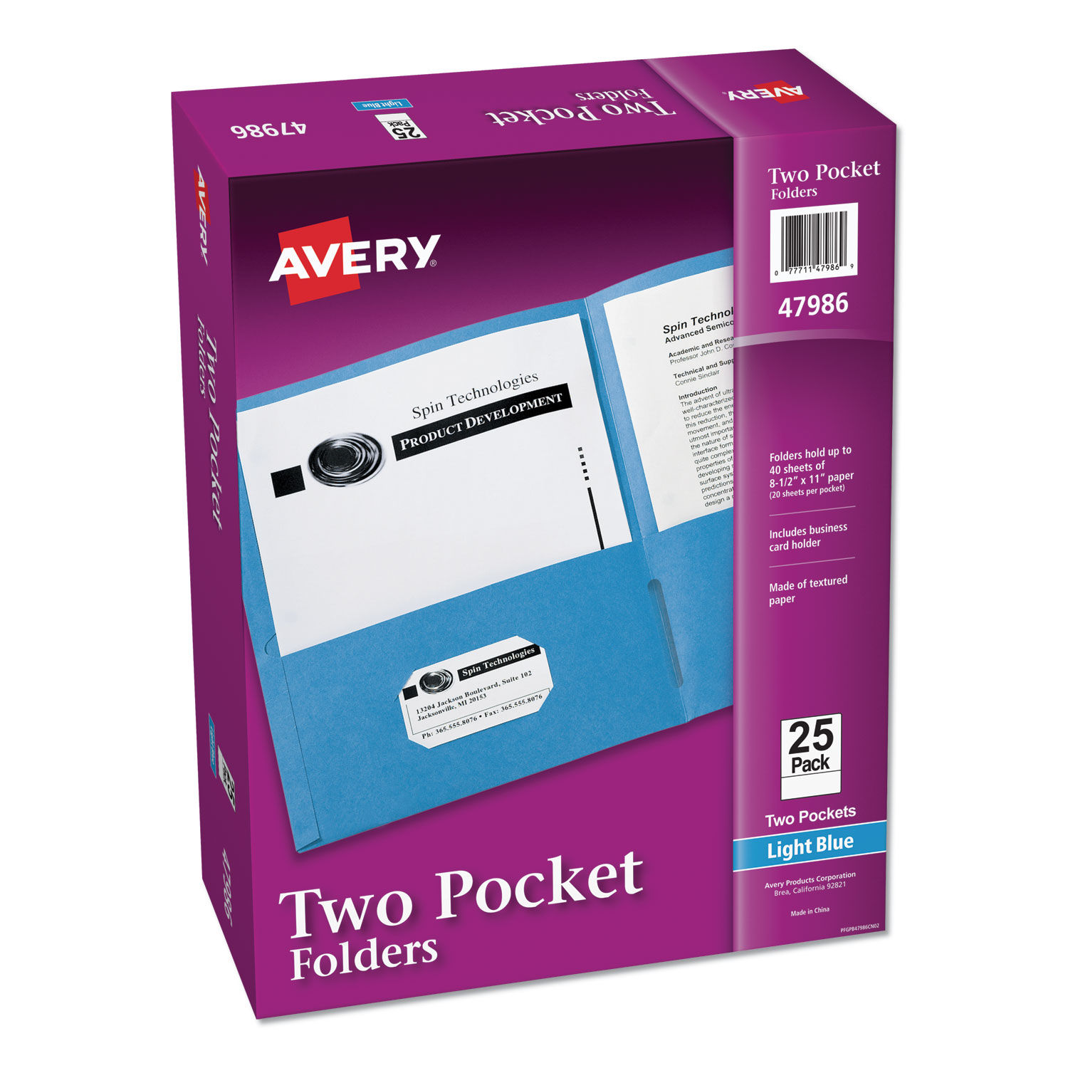 Two-Pocket Folder by Averyandreg; AVE47986