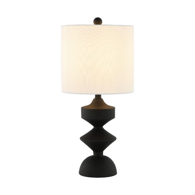 Riza 19 5 Inch Table Lamp Black Safavieh