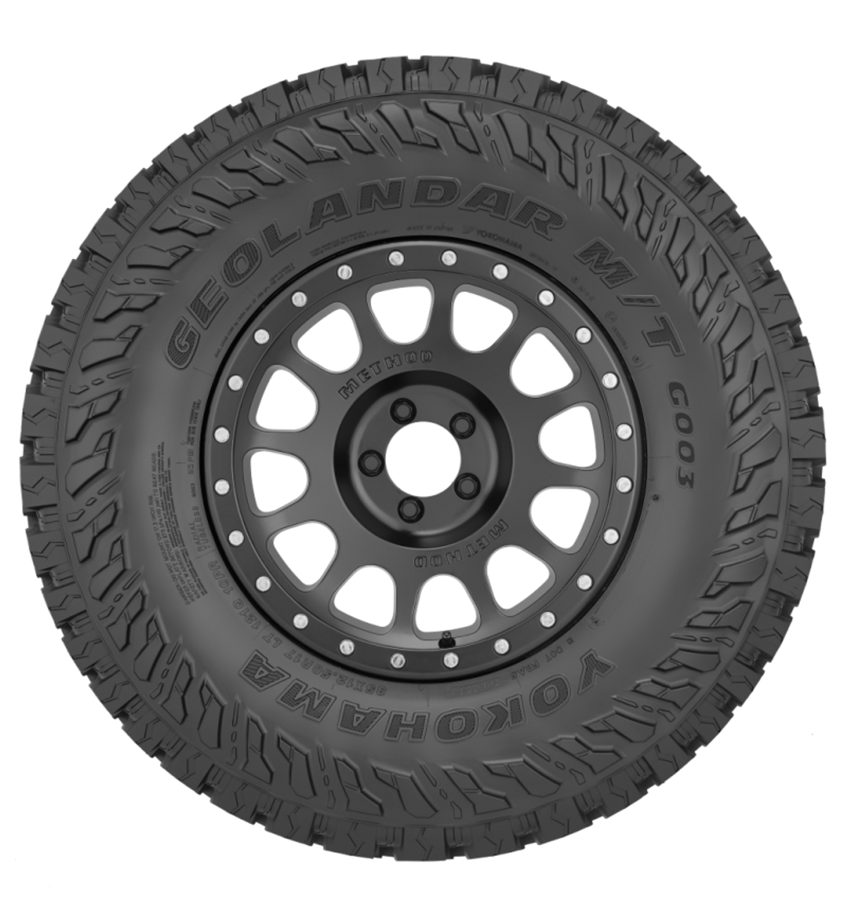 Yokohama Geolandar M/T G003 Tire - LT265/70R17 121/118Q - 110133315