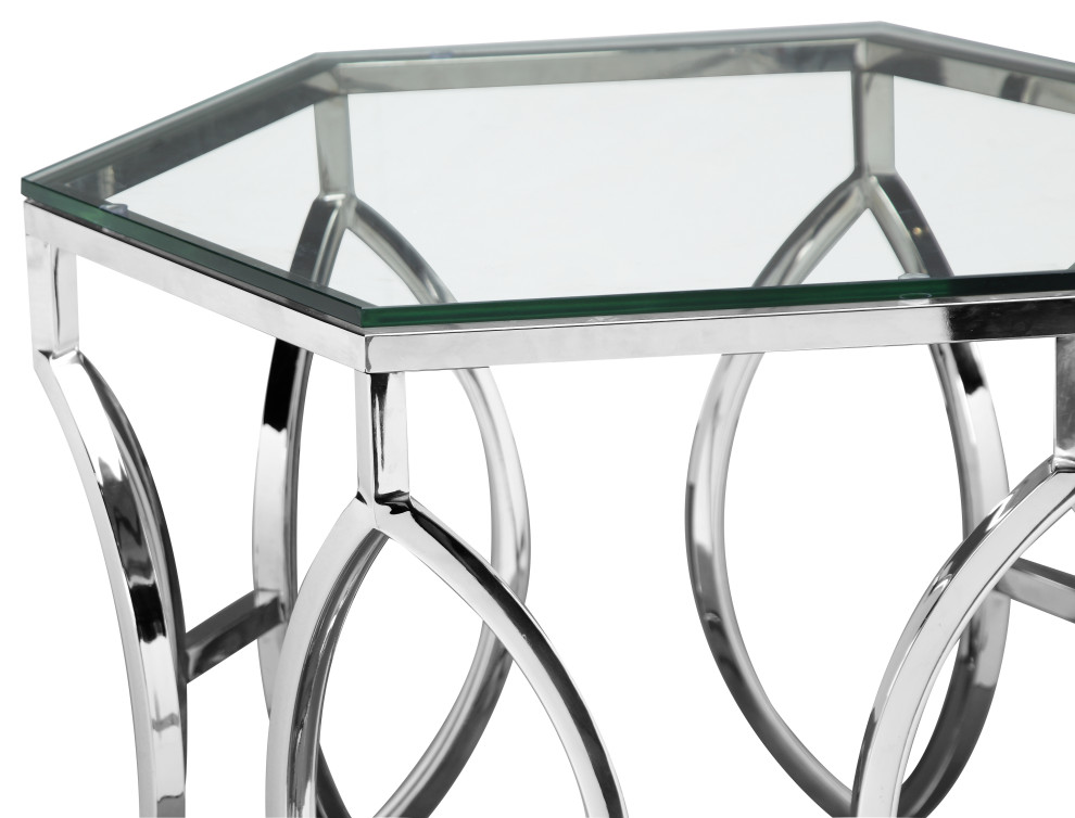 Arthur Side Table  Steel   Contemporary   Side Tables And End Tables   by American Home Classic  Houzz