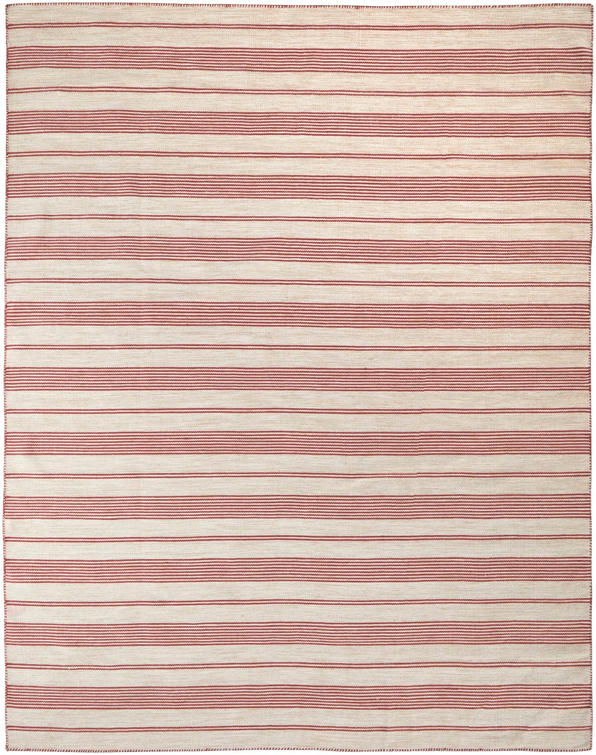 Granberg Hand Woven Stripes Red / Ivory Rug