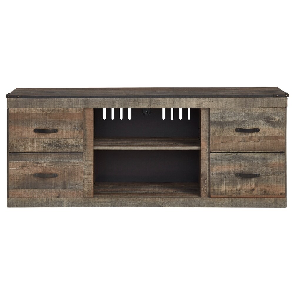 Trinell Casual Large TV Stand  Brown