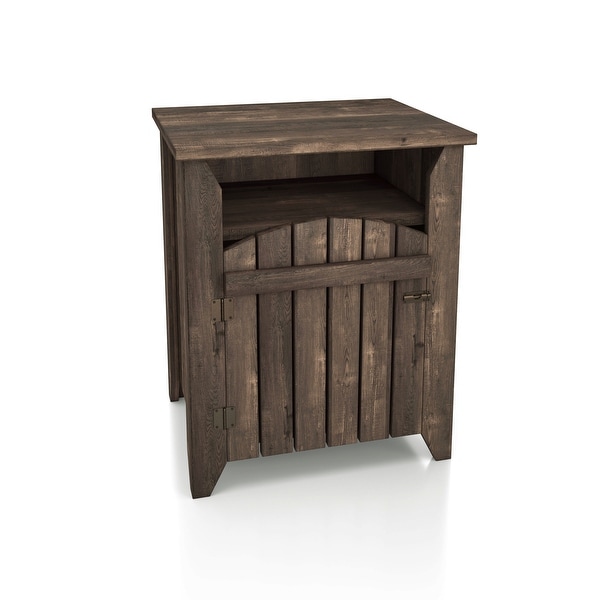 Carbon Loft Harland Rustic Oak 20-inch 1-shelf Side Table