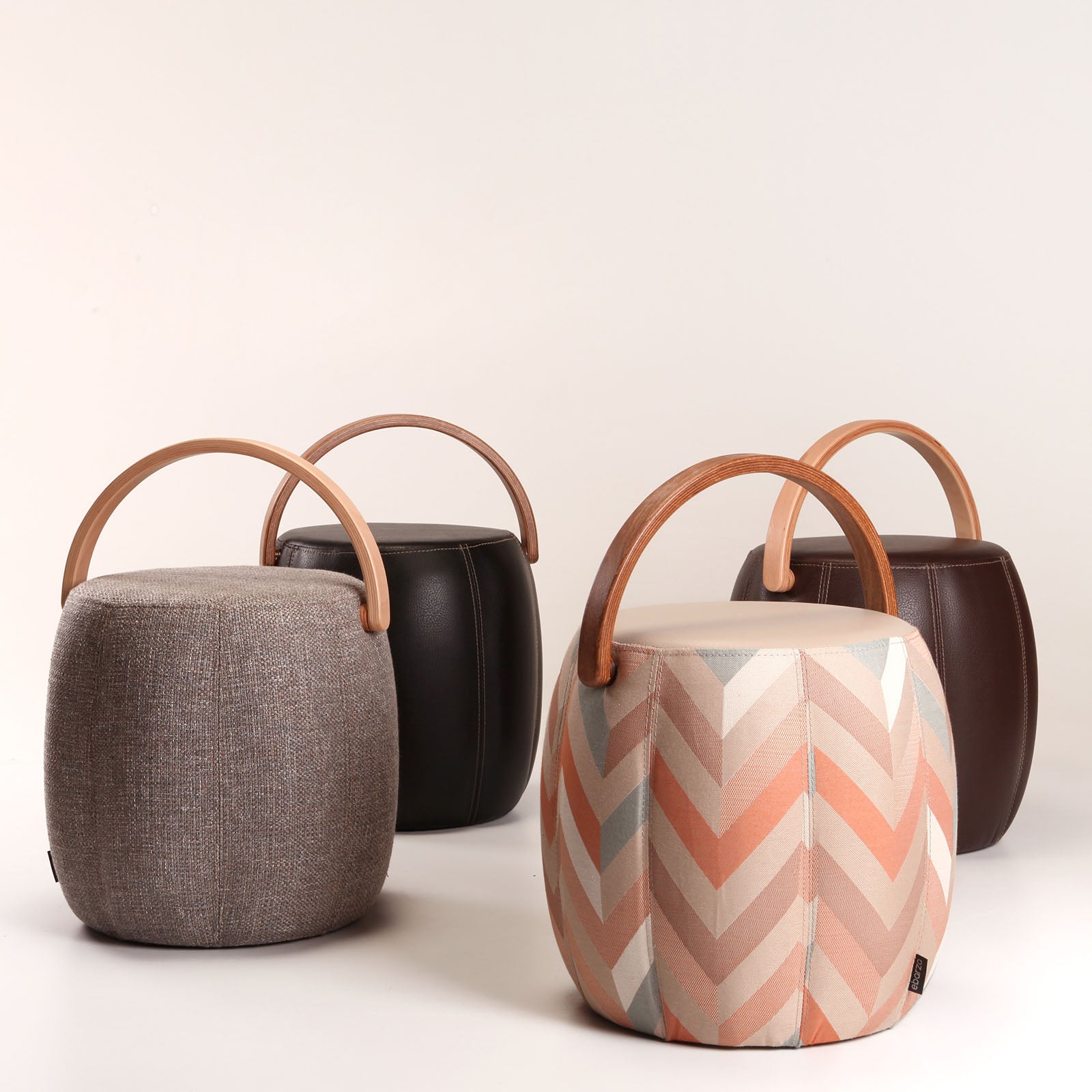 Flora Pouf  Bakrac-N-Grey