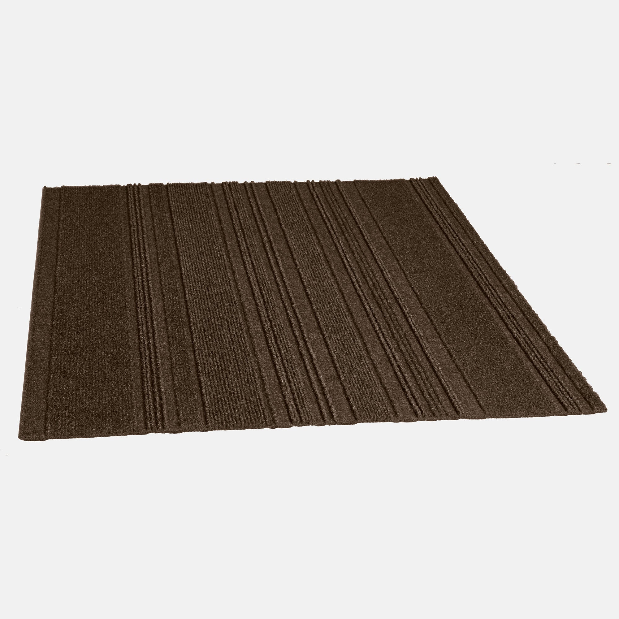 Shuffle Mocha Texture Carpet Tiles - 24" x 24" Indoor/Outdoor, Peel and Stick Carpet Tiles - 60 sq. ft. per box – Pack of 15 Tiles