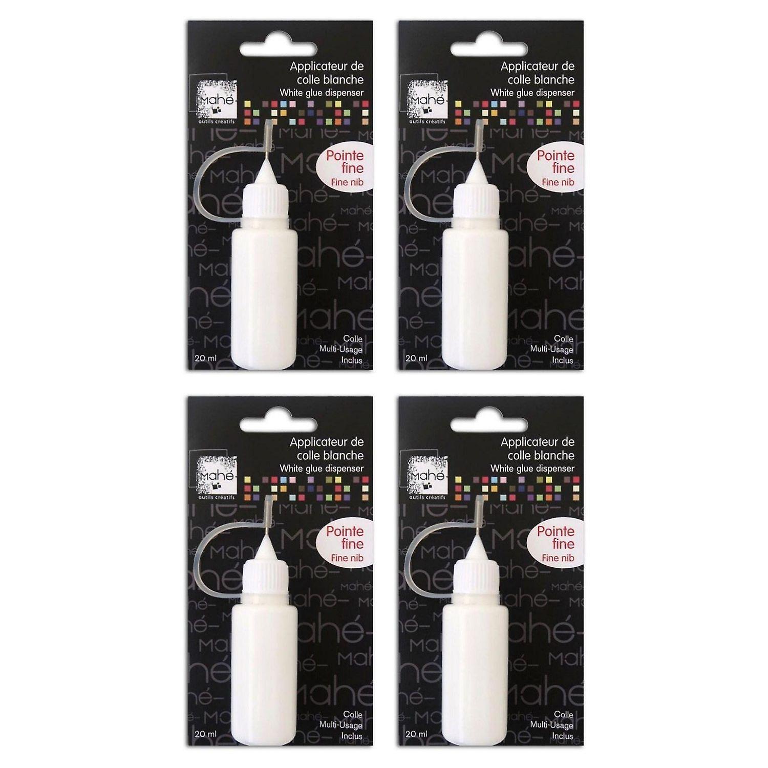 4 tubes of fine point white glue - 20 ml