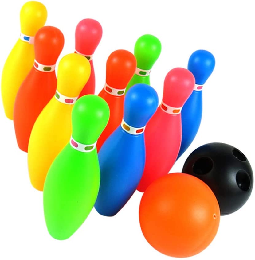 ISHANTECH Kids Bowling Set Toys with 10 Bowling Pins & 2 Balls