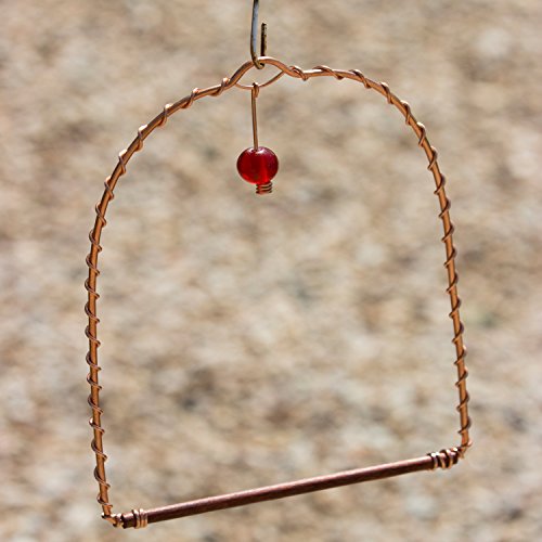 Copper Hummingbirds Swing - Perfect for Nectar Feeder， Hanger， and Stand