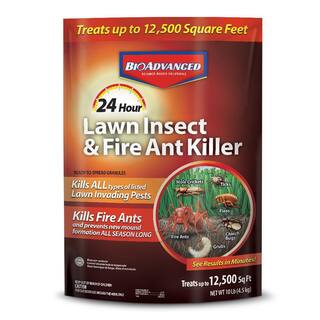 BIOADVANCED 10 lbs. Granules 24-Hour Lawn Insect and Fire Ant Killer 700900H