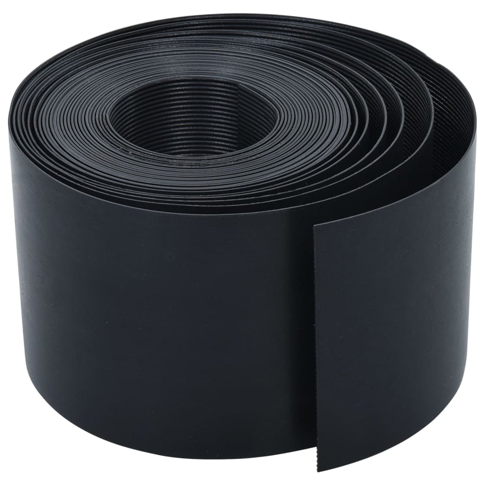 Garden Edging Black 393.7" 5.9" PE