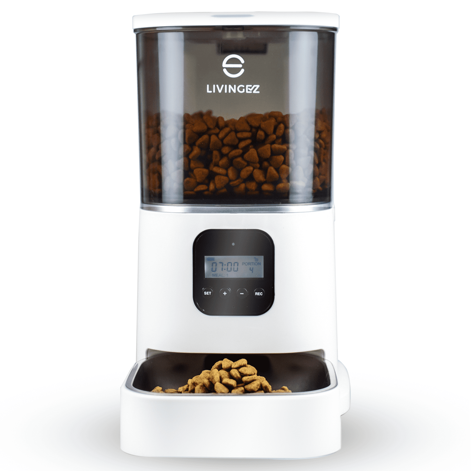 Livingez Smart Automatic Pet Feeder for Cats and Dogs，6L