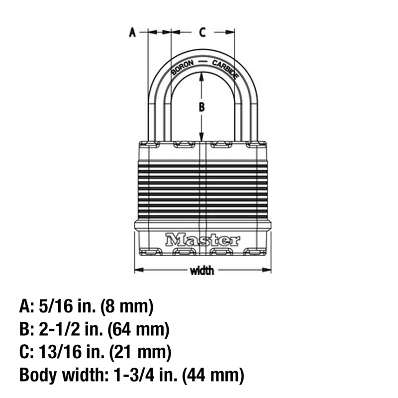 MAGNUM LOCK2.5 SHKL 2PK