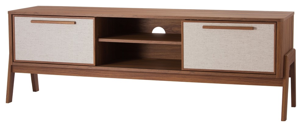 Heaton Low TV Stand   Midcentury   Entertainment Centers And Tv Stands   by New Pacific Direct Inc.  Houzz