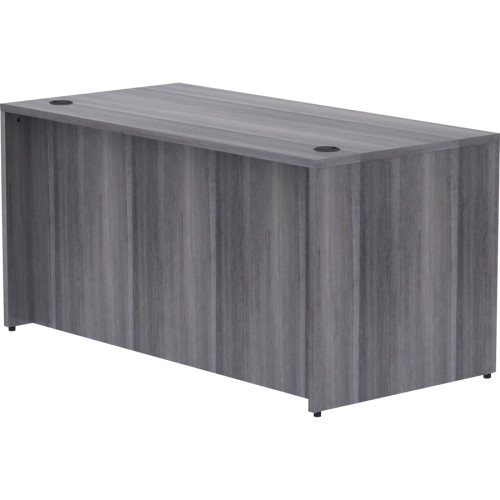 Lorell Weathered Charcoal Laminate Desking Desk Shell (69547)