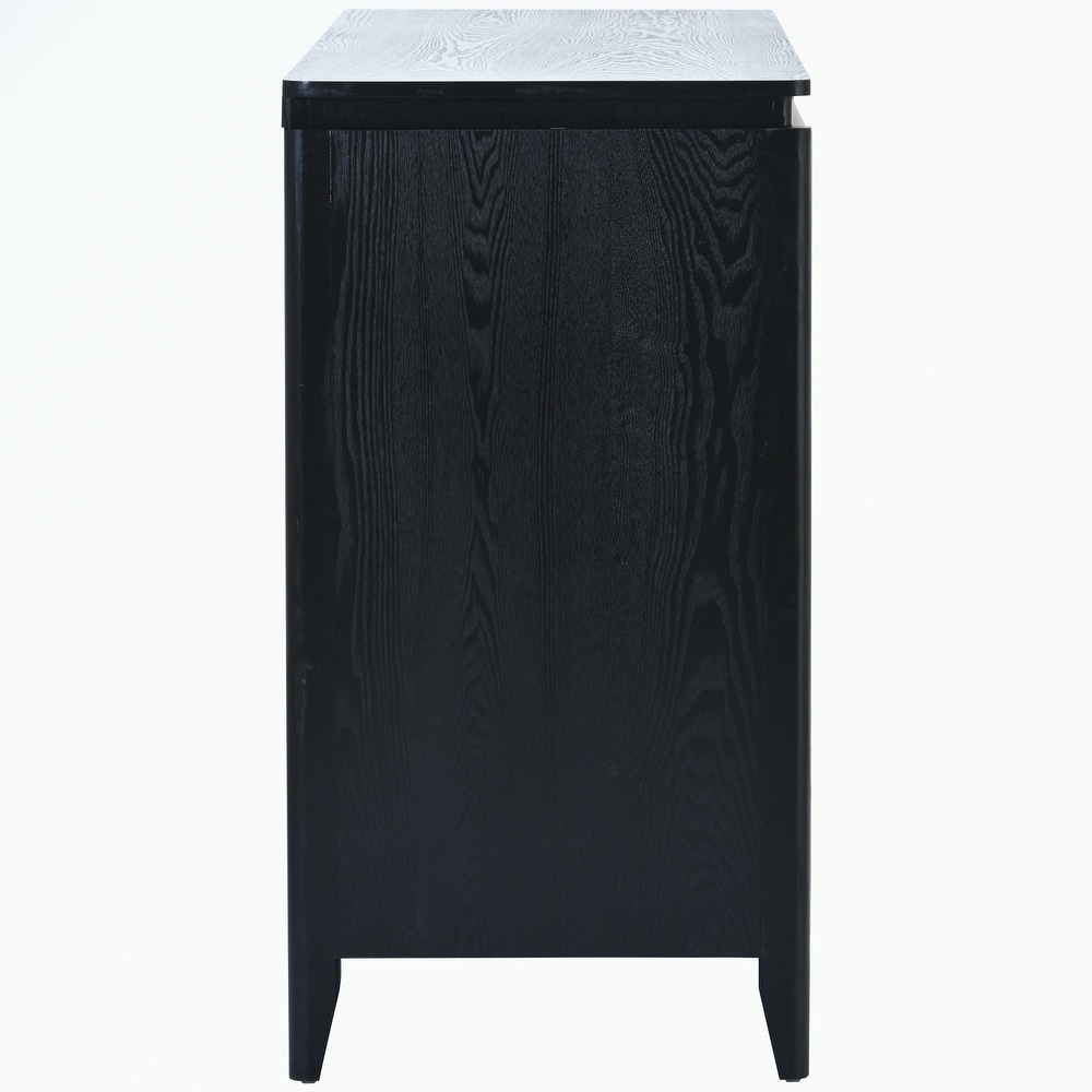 Sideboard Buffet with 2 Decorative Doors  2 Drawers and 4 shelves