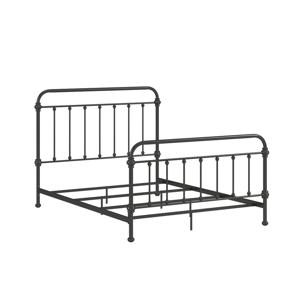 Giselle Antique Dark Bronze Iron Metal Bed by iNSPIRE Q Classic