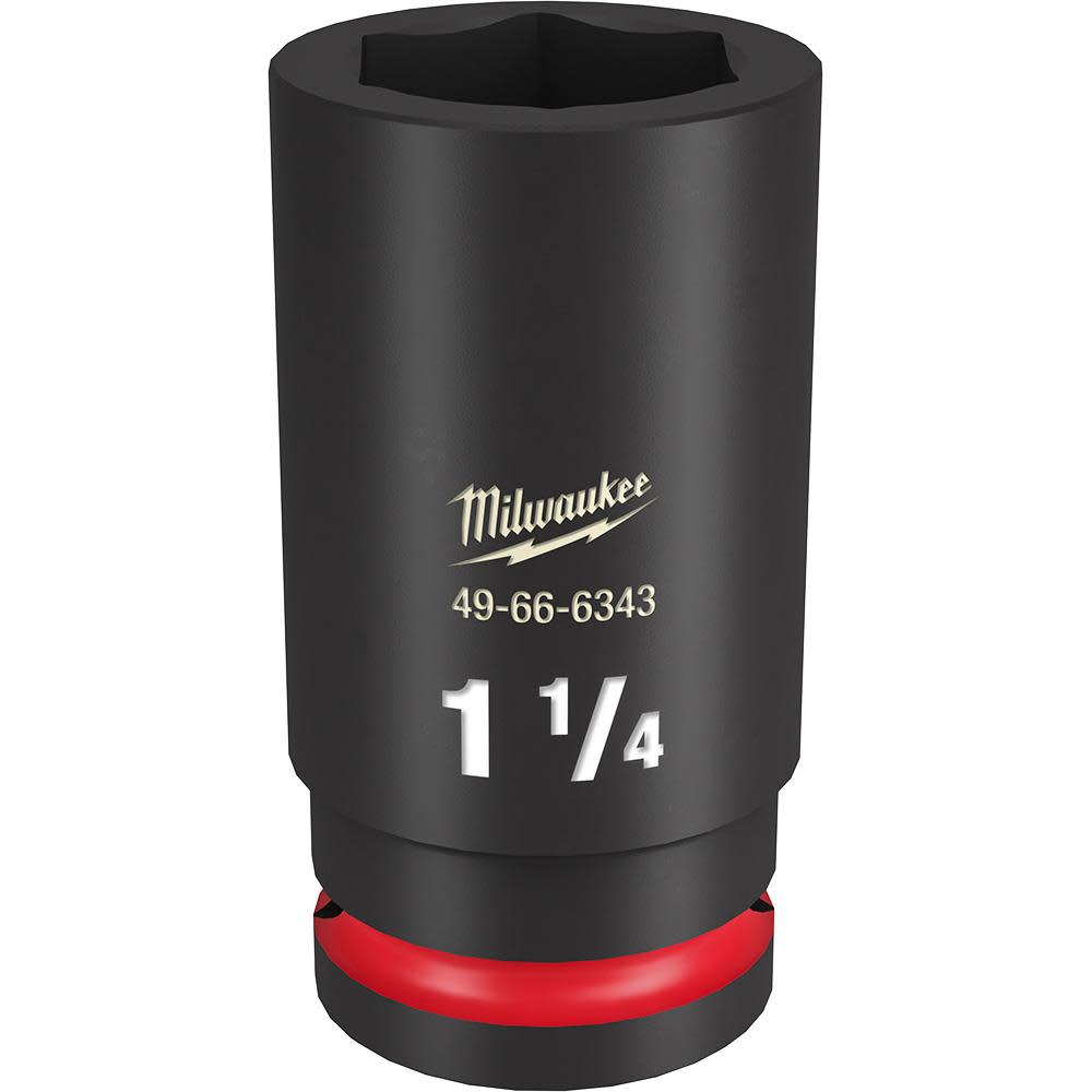 Milwaukee Impact Socket 3/4 Drive 1 1/4 Deep 6 Point 49-66-6343 from Milwaukee