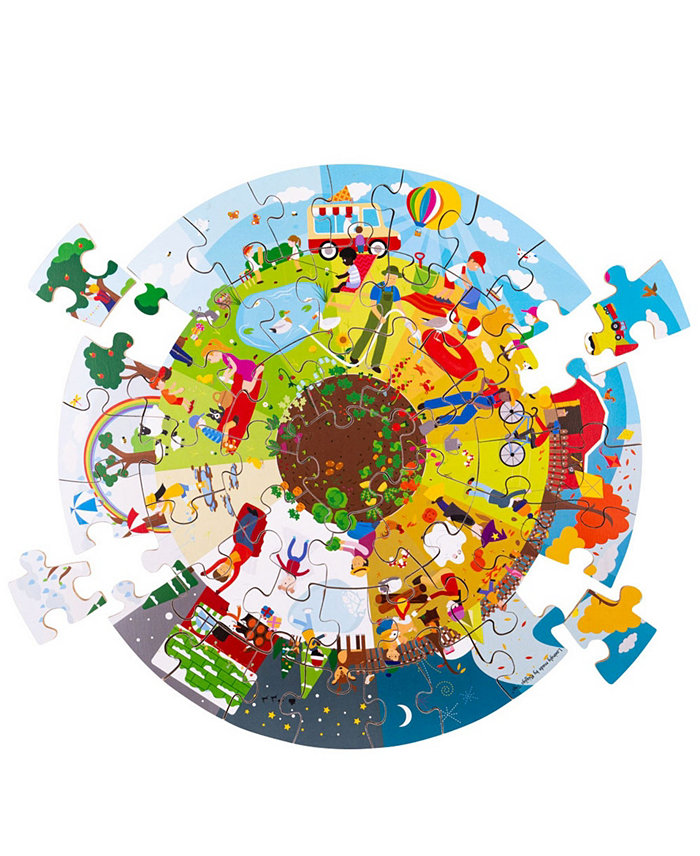 Bigjigs Toys CLOSEOUT! - Seasonal Circular Floor Puzzle