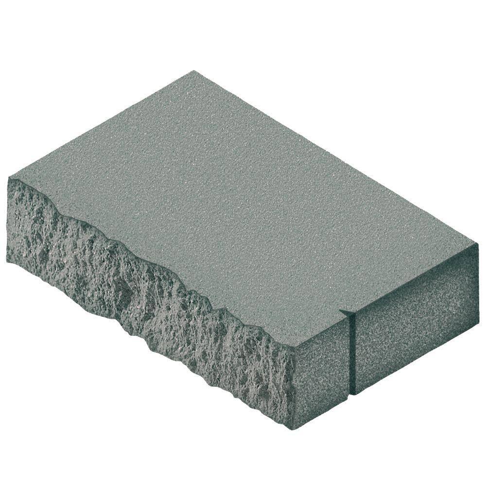 Pavestone 4 in. H x 18 in. W x 13.5 in. D Pewter Rectangular Retaining Concrete Wall Cap (48-Pieces72 sq. ft.Pallet) 83100