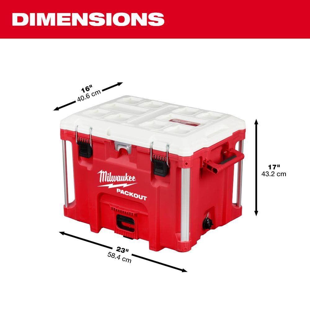 Milwaukee PACKOUT XL Cooler 40qt 48-22-8462 from Milwaukee