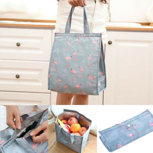 Portable Insulated Thermal Cooler Lunch Box Carry Tote Picnic Case Storage Bag