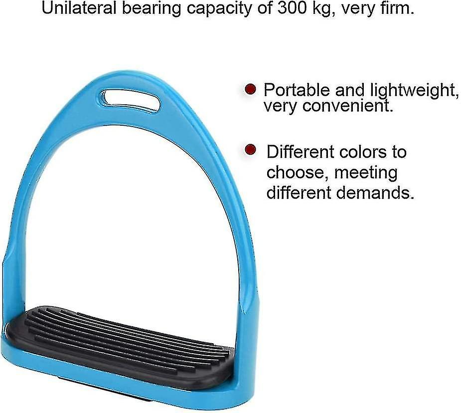 Aluminum Stirrup， Colorful Horse Riding Stirrup Anti-rust Lightweight Equestrian Stirrup