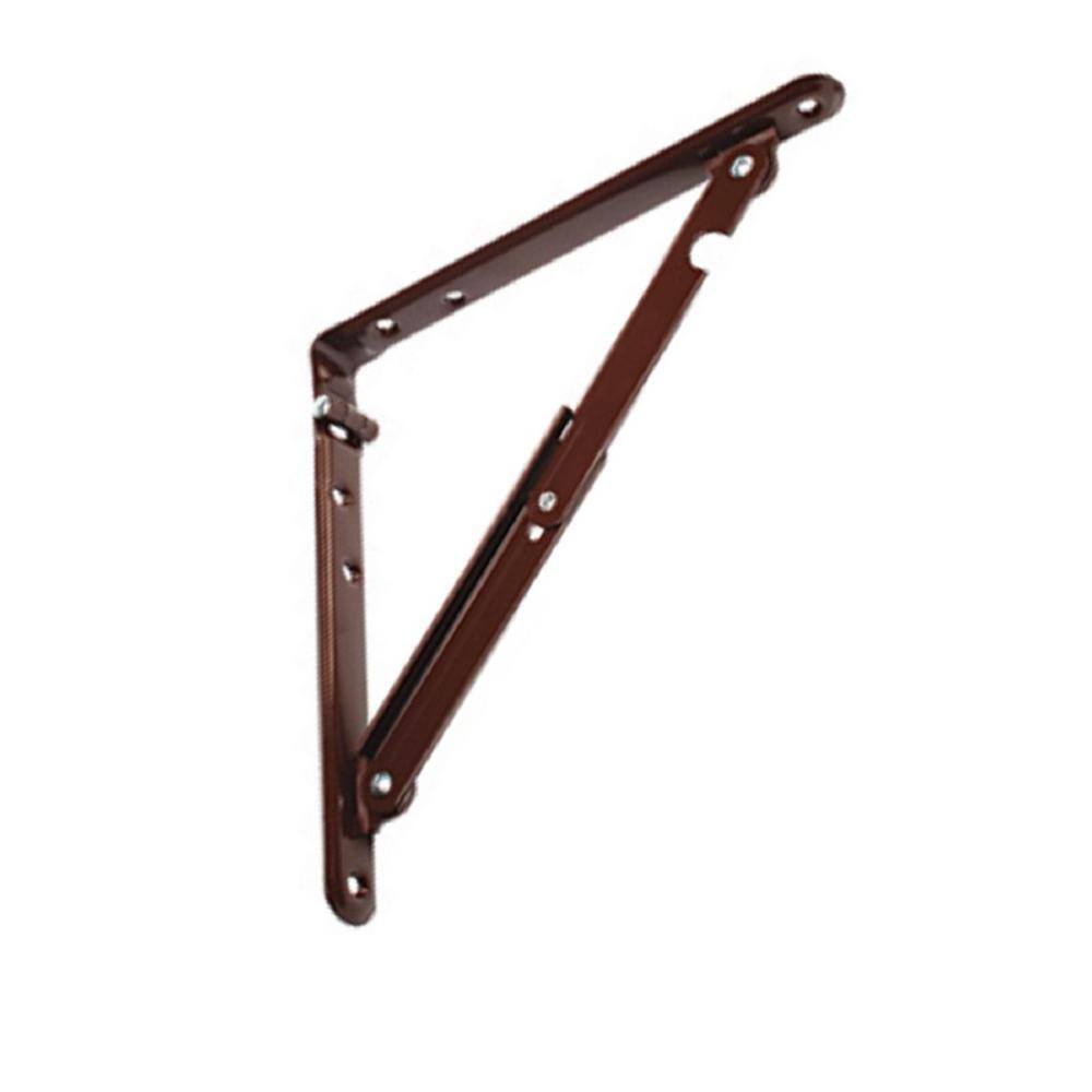 Rv Designer 8 in. x 8 in. Folding RV Shelf Brackets Pair H505