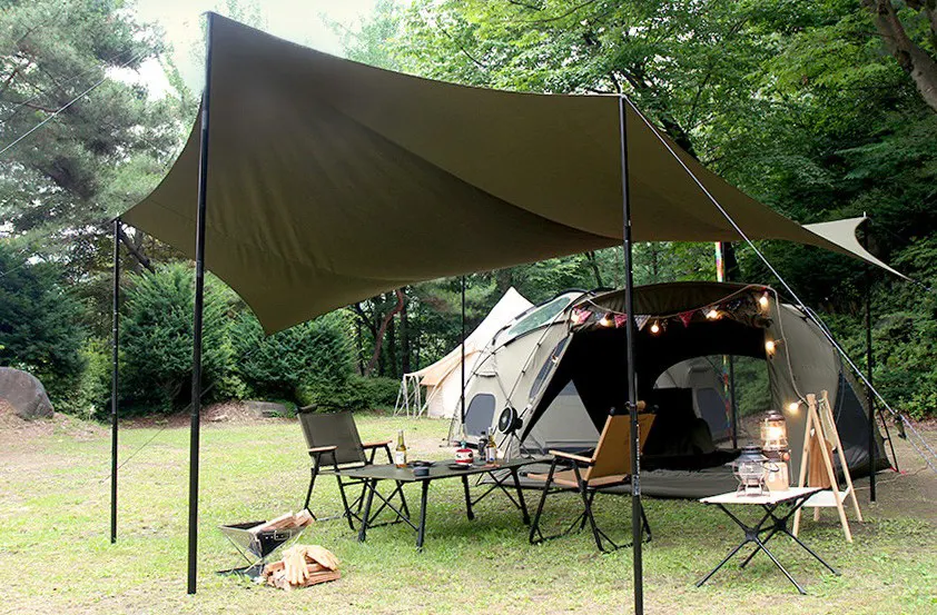 High Quality outdoor sunshade shelter camping tent for outdoor hiking tarp